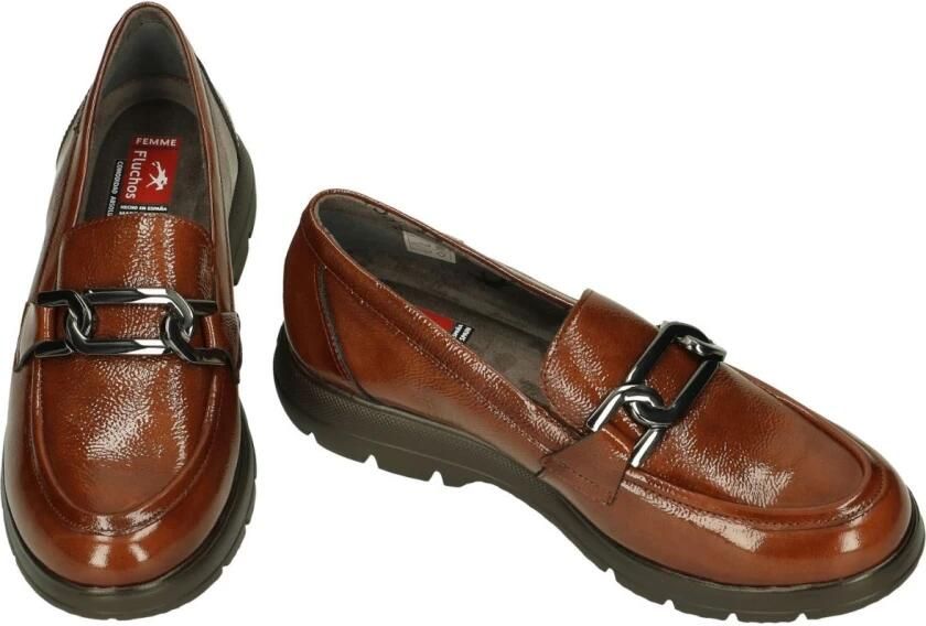 Fluchos -Dames cogna caramel ballerina's & mocassins - Foto 2