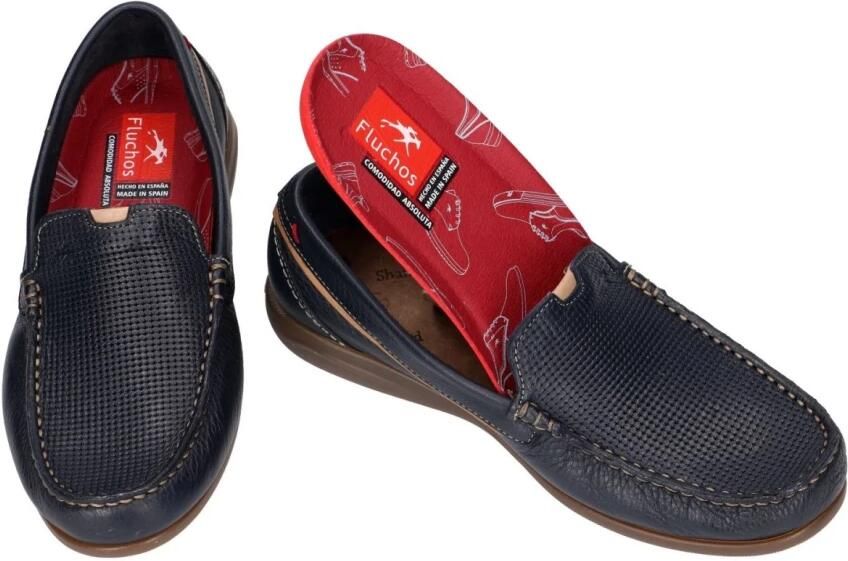 Fluchos -Heren blauw donker mocassins - Foto 2