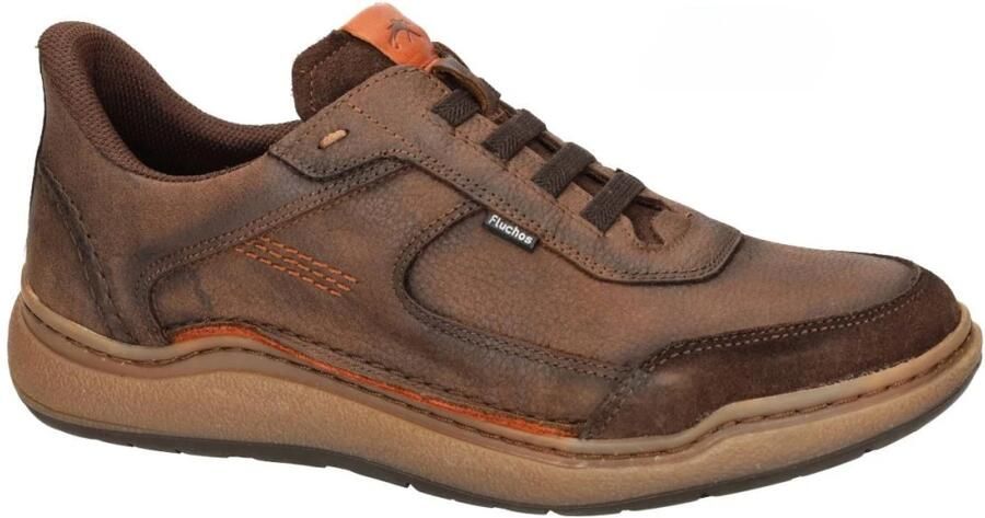 Fluchos -Heren bruin donker casual schoenen