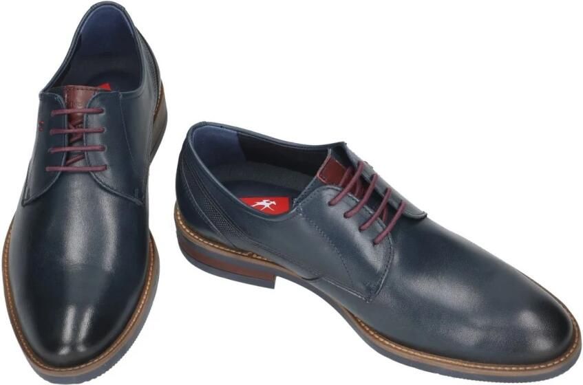 Fluchos -Heren blauw donker geklede lage schoenen - Foto 2