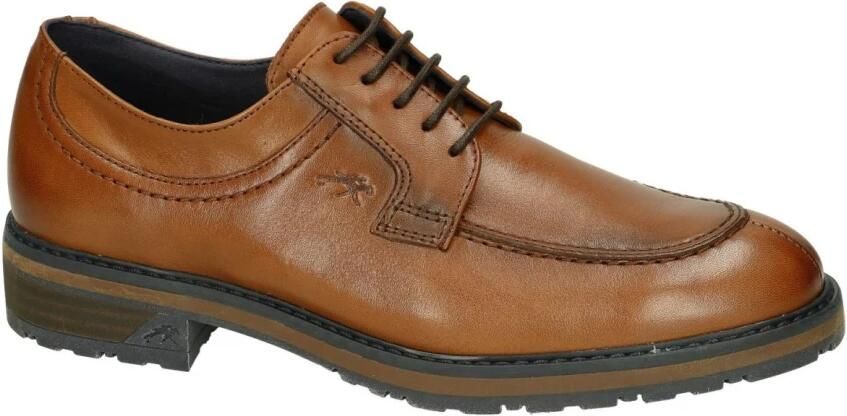 Fluchos -Heren cogna caramel geklede lage schoenen