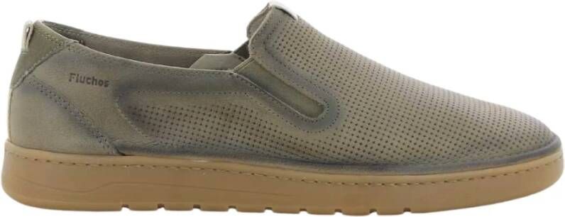 Fluchos Herenschoenen Kaki LEO F1946