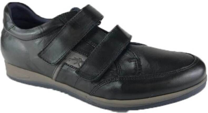 Fluchos Herenschoenen Velcro-schoen Black Heren