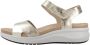 Fluchos Platte Velcro Sandalen Yellow Dames - Thumbnail 2