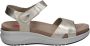Fluchos Platte Velcro Sandalen Yellow Dames - Thumbnail 10