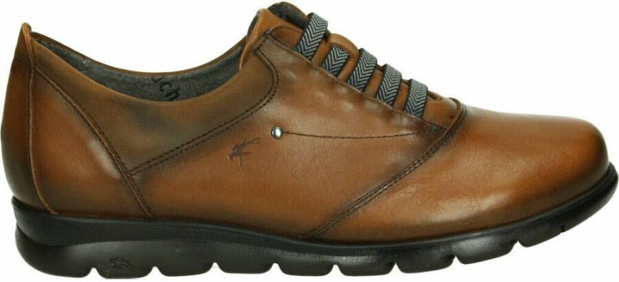 Fluchos Casual Camel Leren Damesschoenen Brown Dames