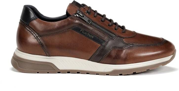 Fluchos Stijlvolle Herensneakers Brown Heren - Foto 3