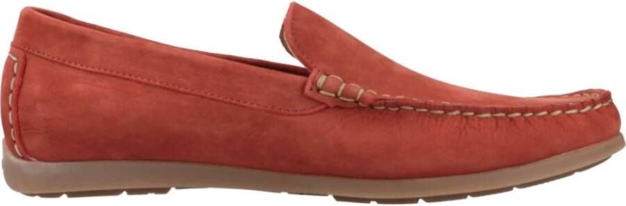 Fluchos Stijlvolle heren loafers Red Heren