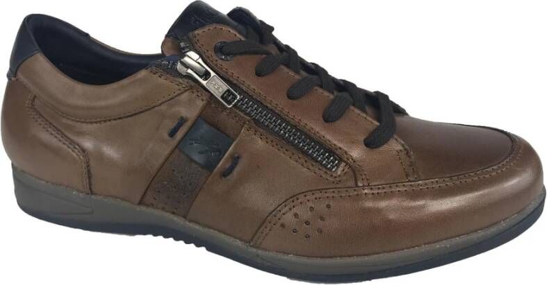 Fluchos Stijlvolle Veterschoenen Brown Heren