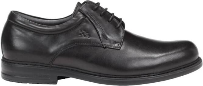 Fluchos Zwarte herenschoenen oor formele gelegenheden Black Heren