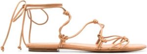 Forte Platte sandalen Beige Dames