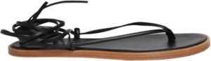 Forte Platte sandalen Zwart Dames