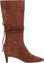 Forte Suede Mid-Heel Soft Shaft Laarsjes - Thumbnail 1