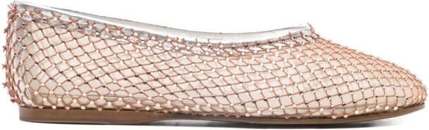 Forte Verfraaide Mesh Ballet Flats