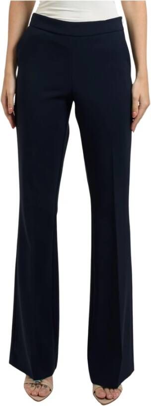 Fracomina Bootcut Blauwe Broek met Metalen Applicatie