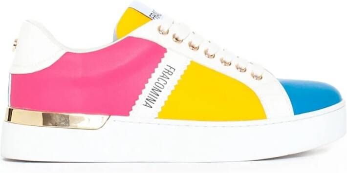 Fracomina Witte Lage Top Veterschoenen Vrouwen