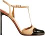 Francesco Russo Bicolor T-band Leren Pumps - Thumbnail 1
