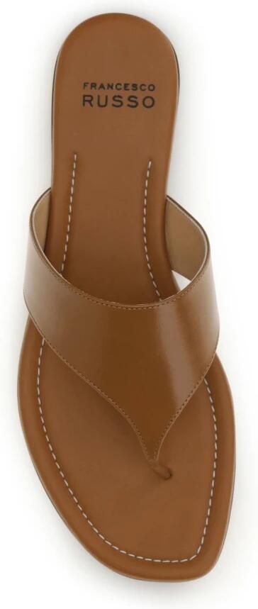 Francesco Russo Leren Sandalen - Foto 3