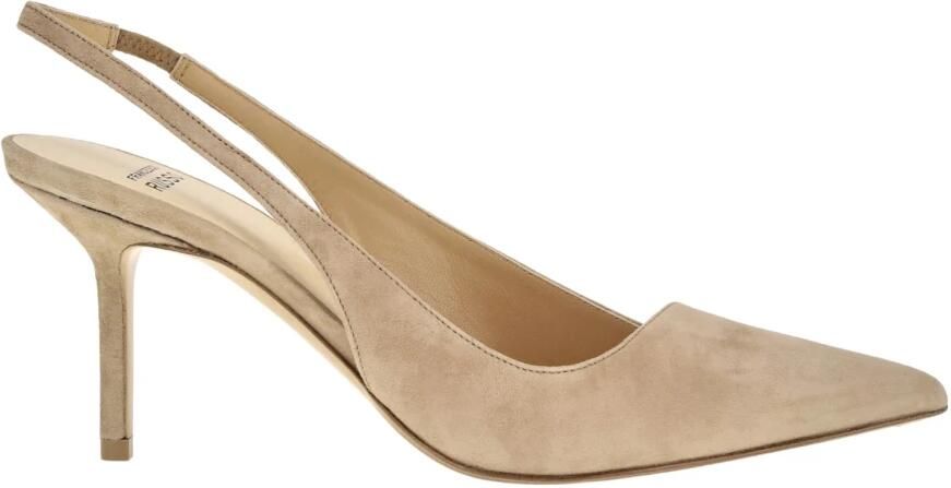 Francesco Russo R1P1039 Suède Slingback Pomp
