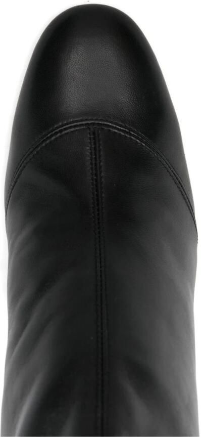 Francesco Russo Zwarte Laarzen voor Vrouwen