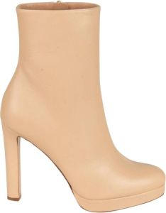 Francesco Russo Hakken laarzen Beige Dames