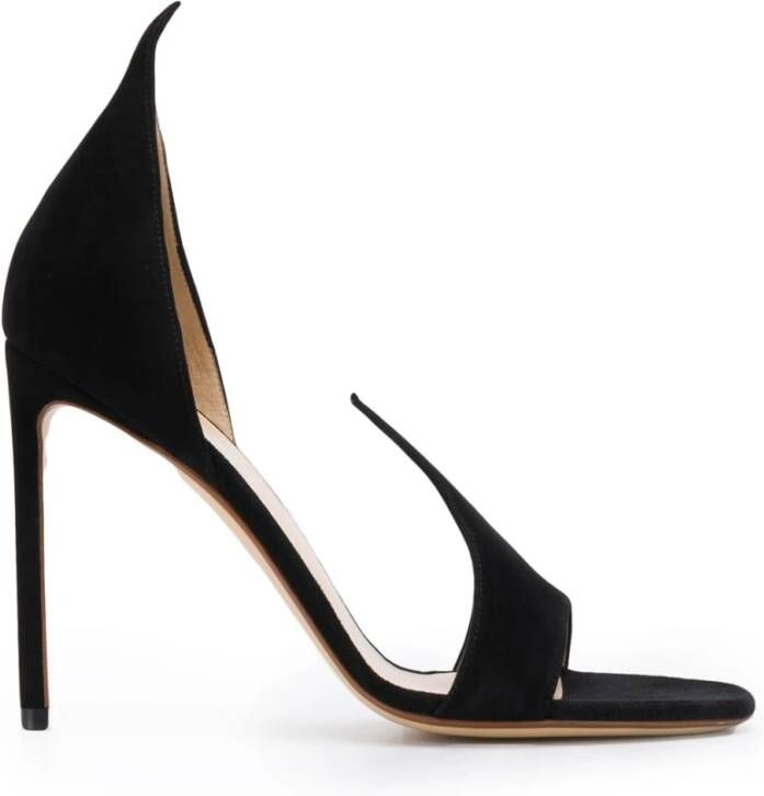 Francesco Russo High Heel Sandals Zwart Dames