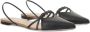 Francesco Russo Italiaanse Leren Sandalen Zwart Enkelband - Thumbnail 1