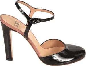 Francesco Russo Sandals Black Zwart Dames