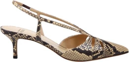 Francesco Russo Tan Sandal 302 voor vrouwen