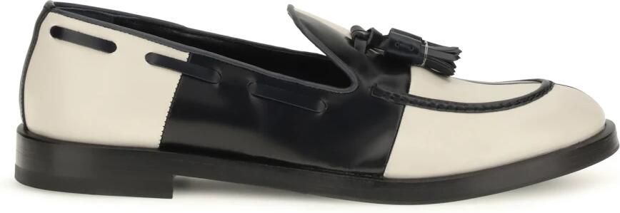 Fratelli Rossetti Brera Damier Bicolor Leren Loafers