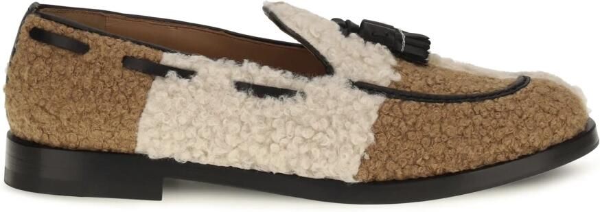 Fratelli Rossetti Tweekleurige Loafers met Bouclé-effect - Foto 4