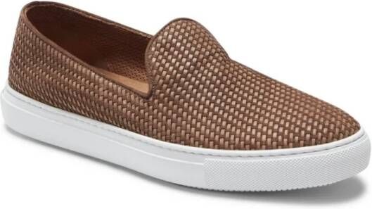 Fratelli Rossetti Italiaanse leren loafers voor heren Brown Heren