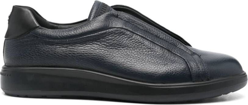 Fratelli Rossetti Italiaanse leren sneakers met rubberen zool