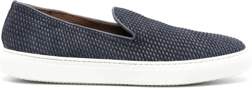 Fratelli Rossetti Klassieke Leren Loafers Blue Heren