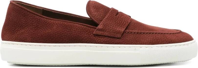 Fratelli Rossetti Leren Penny Loafers Gemaakt in Italië
