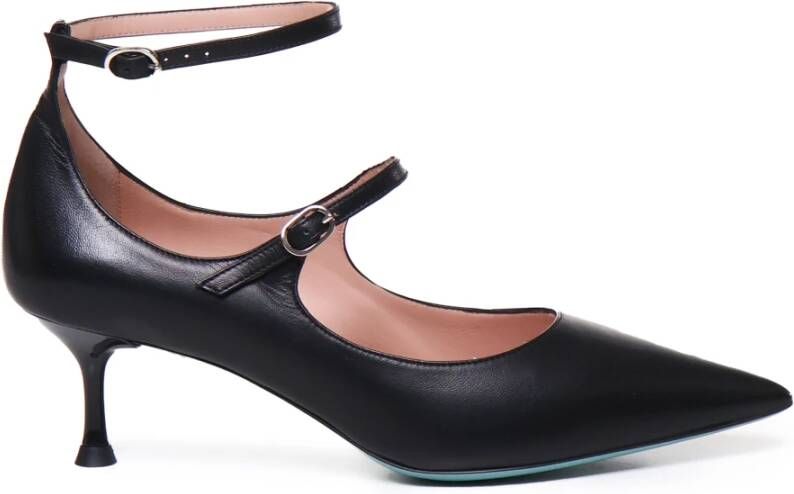 Fratelli Russo Zwarte sandalen met hak en kleurrijke zool Black Dames