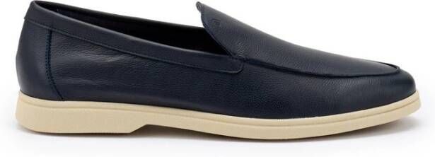 Frau Blauwe leren casual loafers