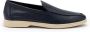 Frau Blauwe leren casual loafers - Thumbnail 1