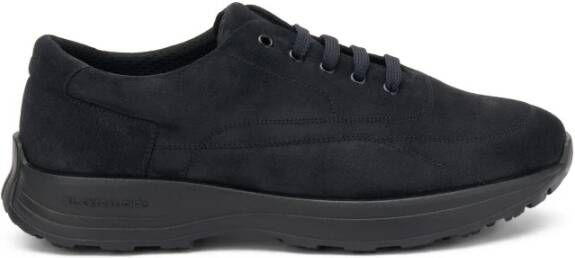 Frau Blauwe suède sneakers met AirTech voering