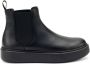 Frau Casual leren Beatles schoenen zwart - Thumbnail 1