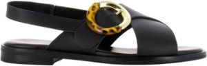 Frau Flat Sandals Zwart Dames