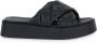 Frau Comfortabele Stijlvolle Flip Flops Black Dames - Thumbnail 1