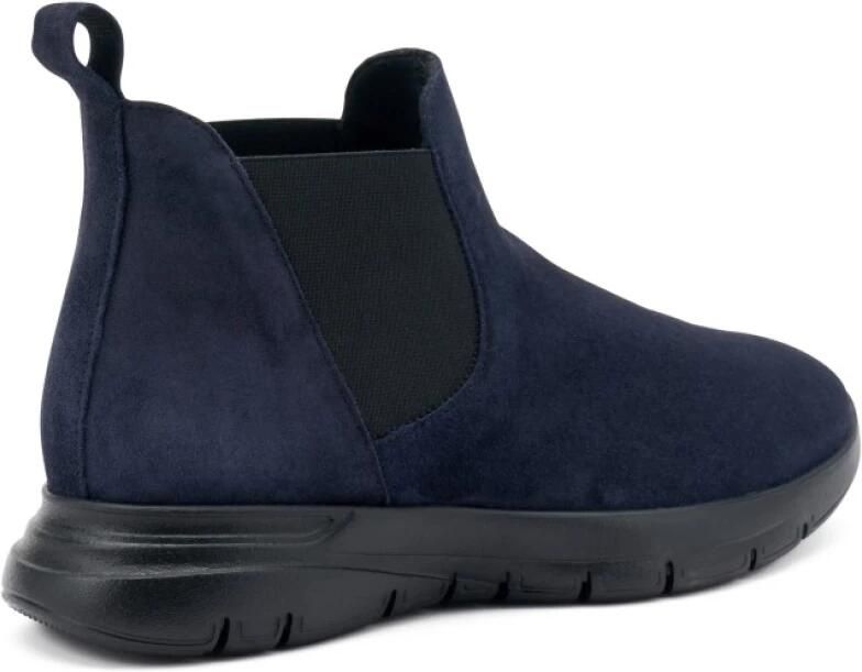 Frau Blauwe suède comfort Chelsea laarzen