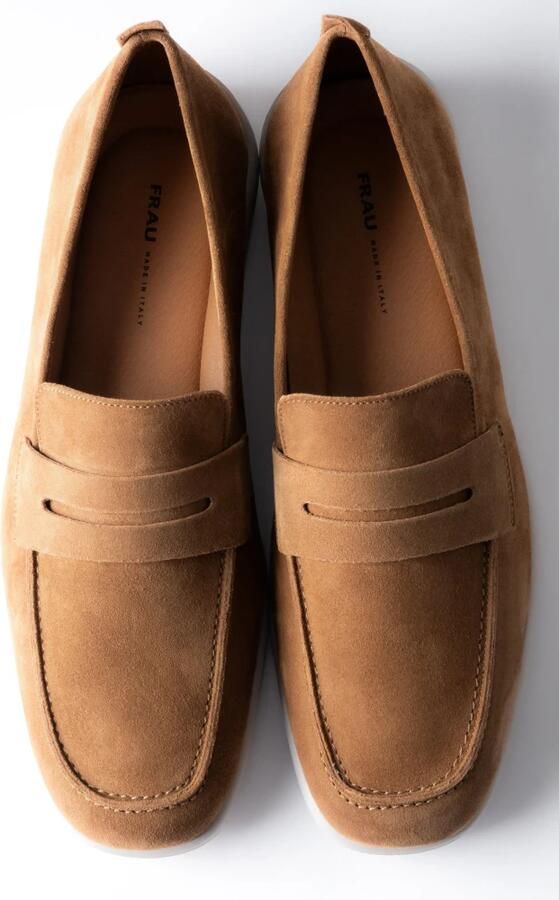 Frau Caramel Penny Loafers - Foto 3