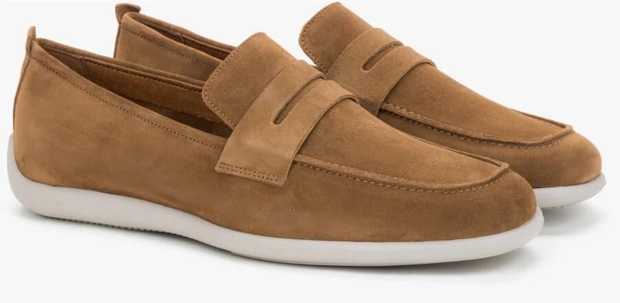 Frau Caramel Penny Loafers - Foto 5