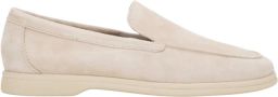 Frau Dames Lichtbeige Loafers van Premium Italiaans Velours ER00119944