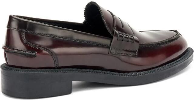 Frau Geborsteld leren college loafers
