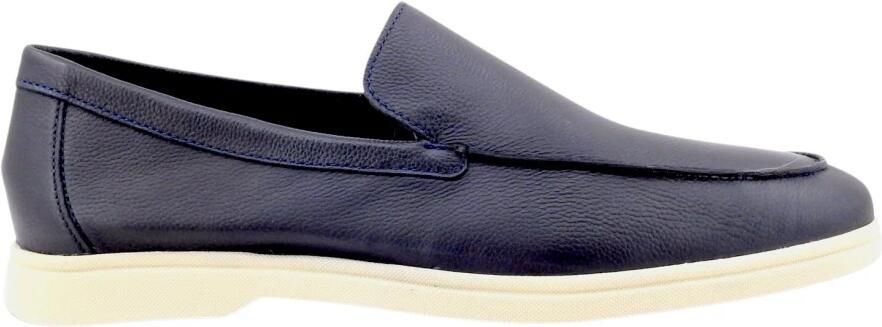 Frau Tijdloze Slip-On Sportieve Klassieke Schoen Blue Heren - Foto 2