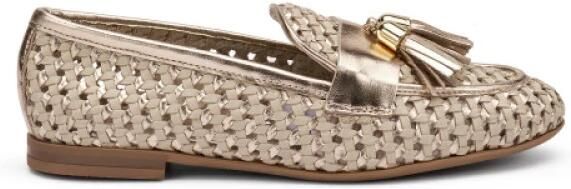 Frau Mocassino intrecciato con nappina