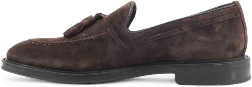 Frau Bruine Suède Loafers met Kwastjes - Foto 3